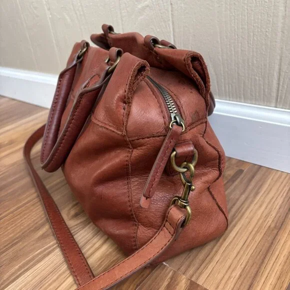 American Leather Co. Sequoia Satchel Purse Bag - Picture 6 of 13